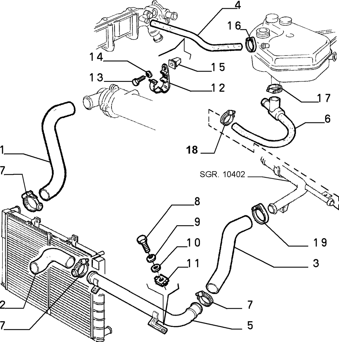 RADIATOR AND PIPING 7