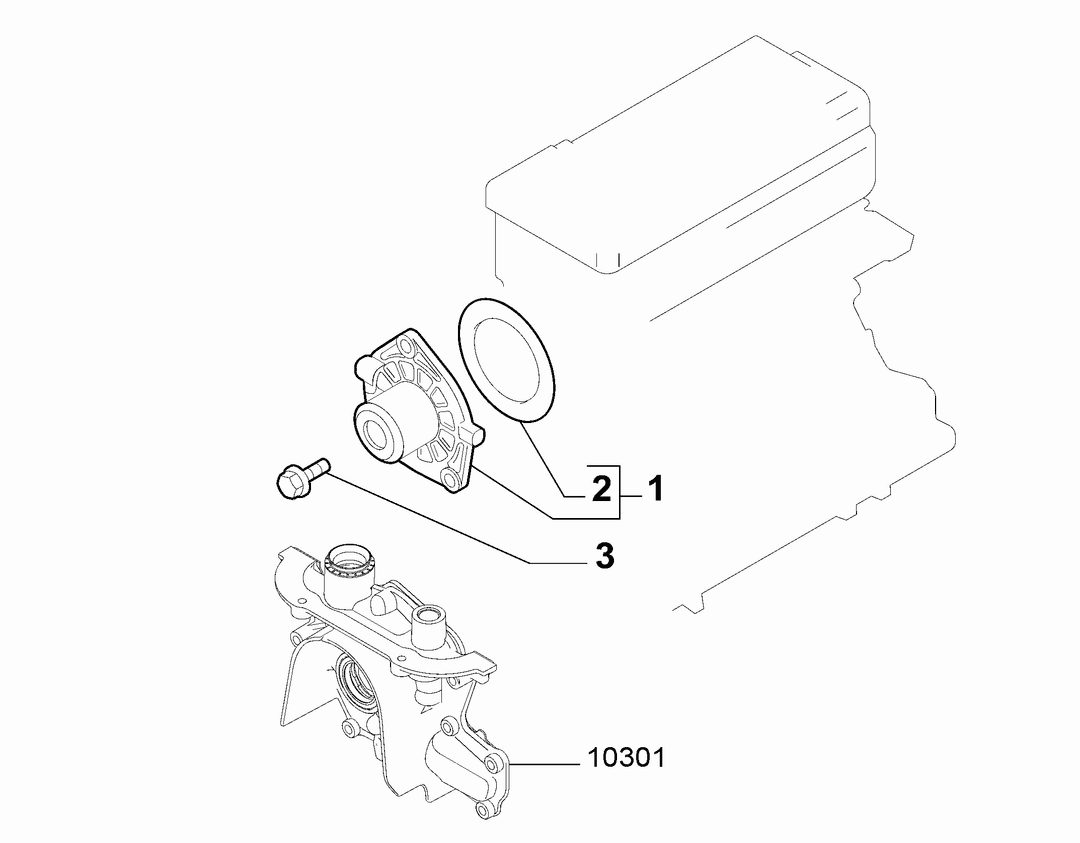 WATER PUMP AND GASKETS 1
