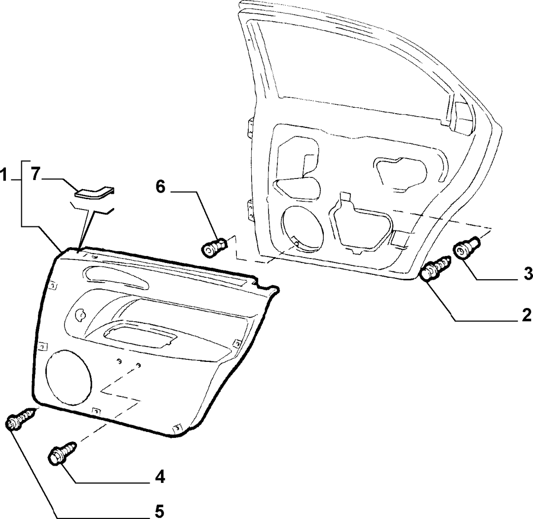 PANELS FOR REAR SIDE DOOR 9