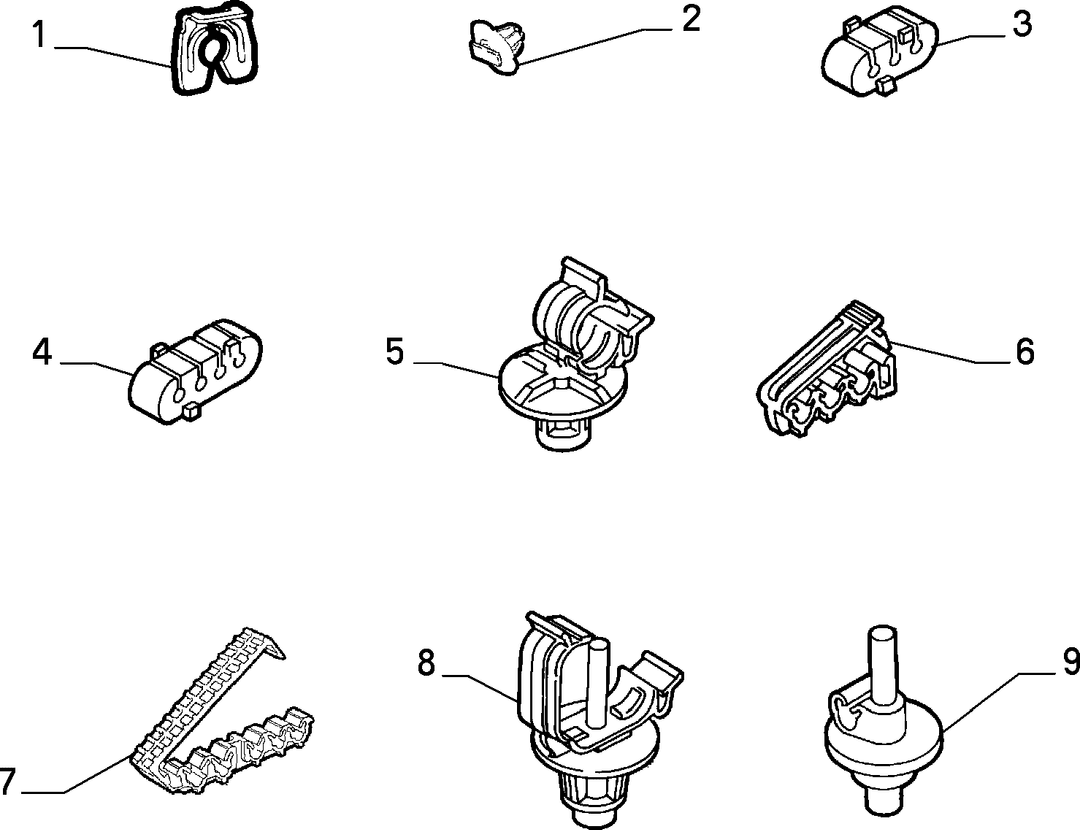 BRAKING SYSTEM FIXINGS 9