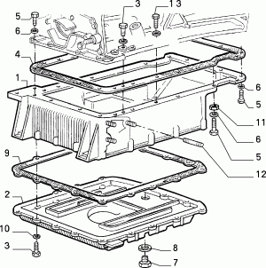 OIL SUMP AND CRANKCASE COVERS
