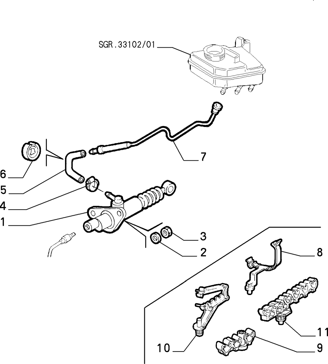 CLUTCH RELEASE HYDRAULIC CONTROL 7