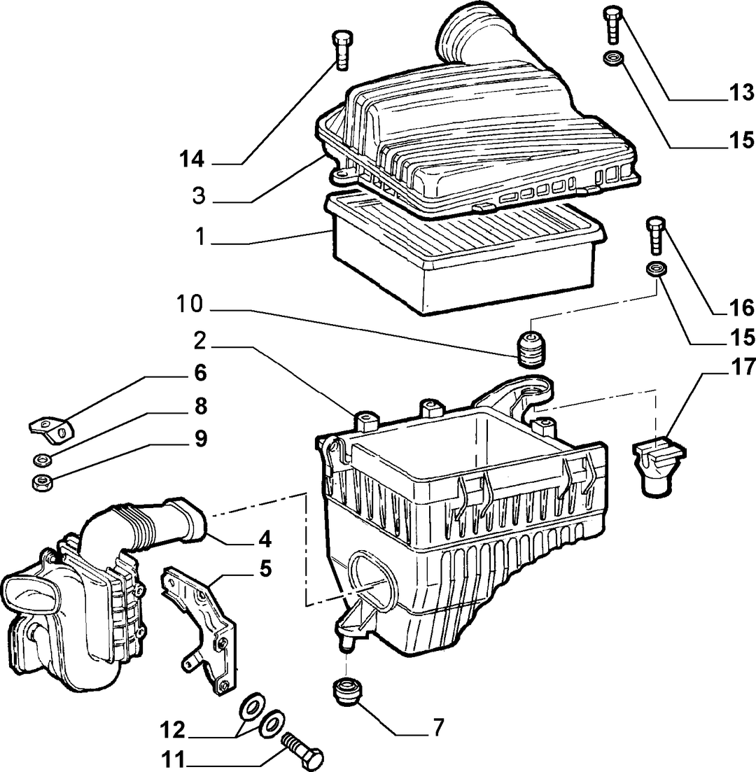 AIR FILTER AND PIPING 1