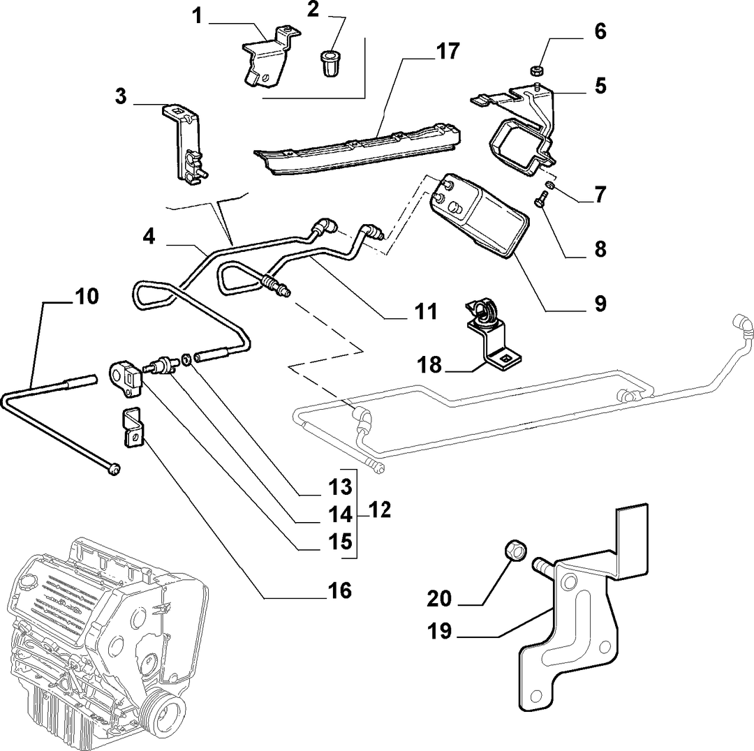 FUEL TANK PIPING 19