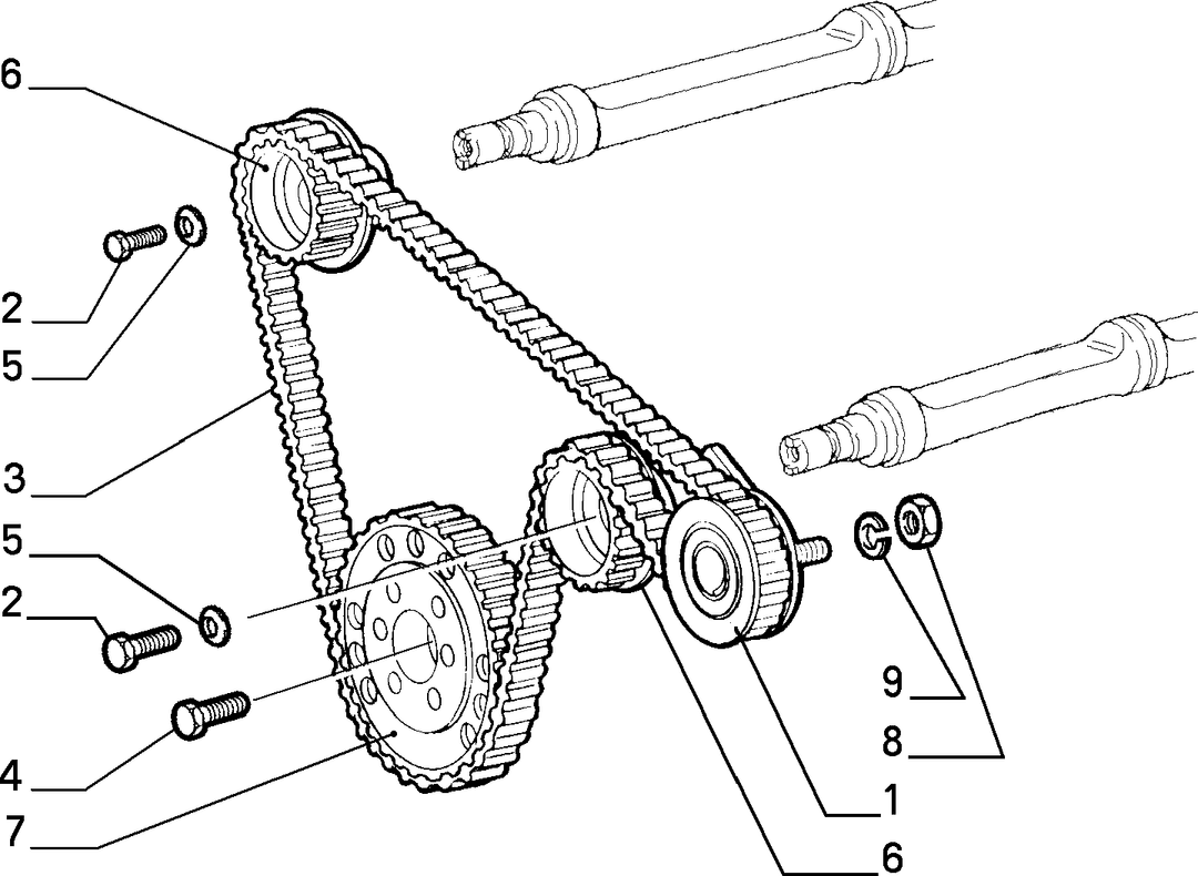 VARIOUS CONTROLS (BELTS AND PULLEYS) 3