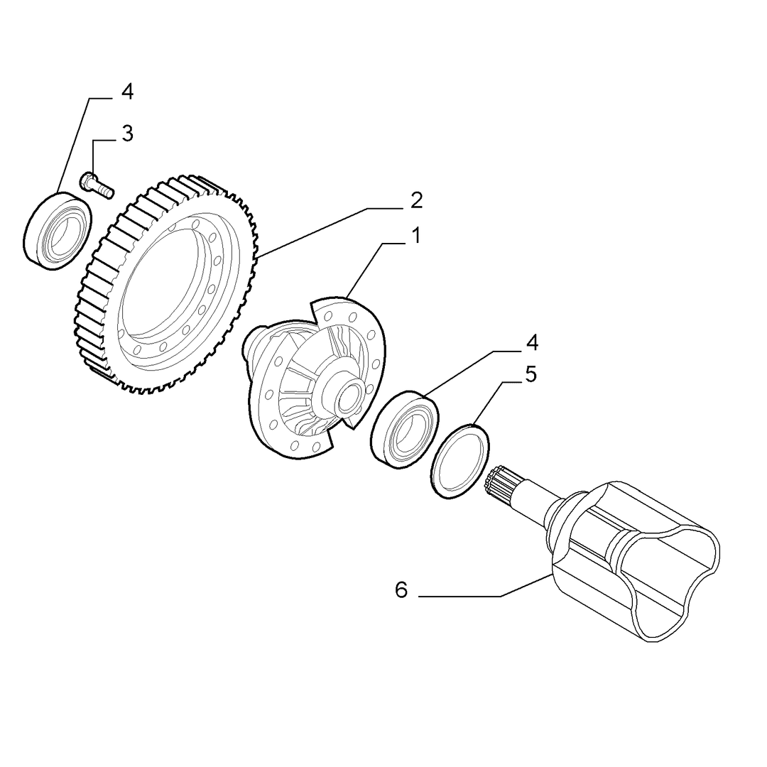 GEARING AND HALF CRANKSHAFT 8