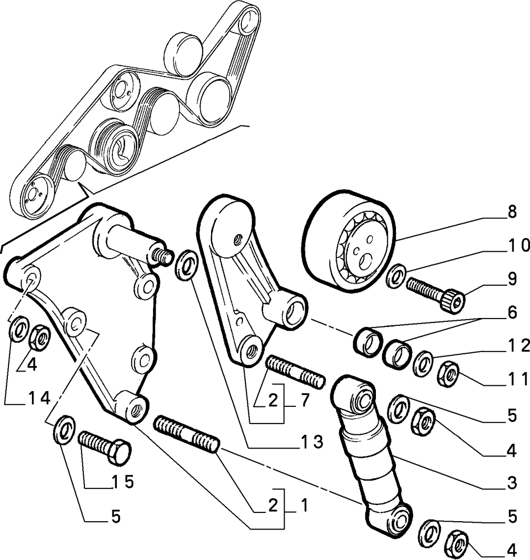 VARIOUS CONTROLS (BELTS AND PULLEYS) 7