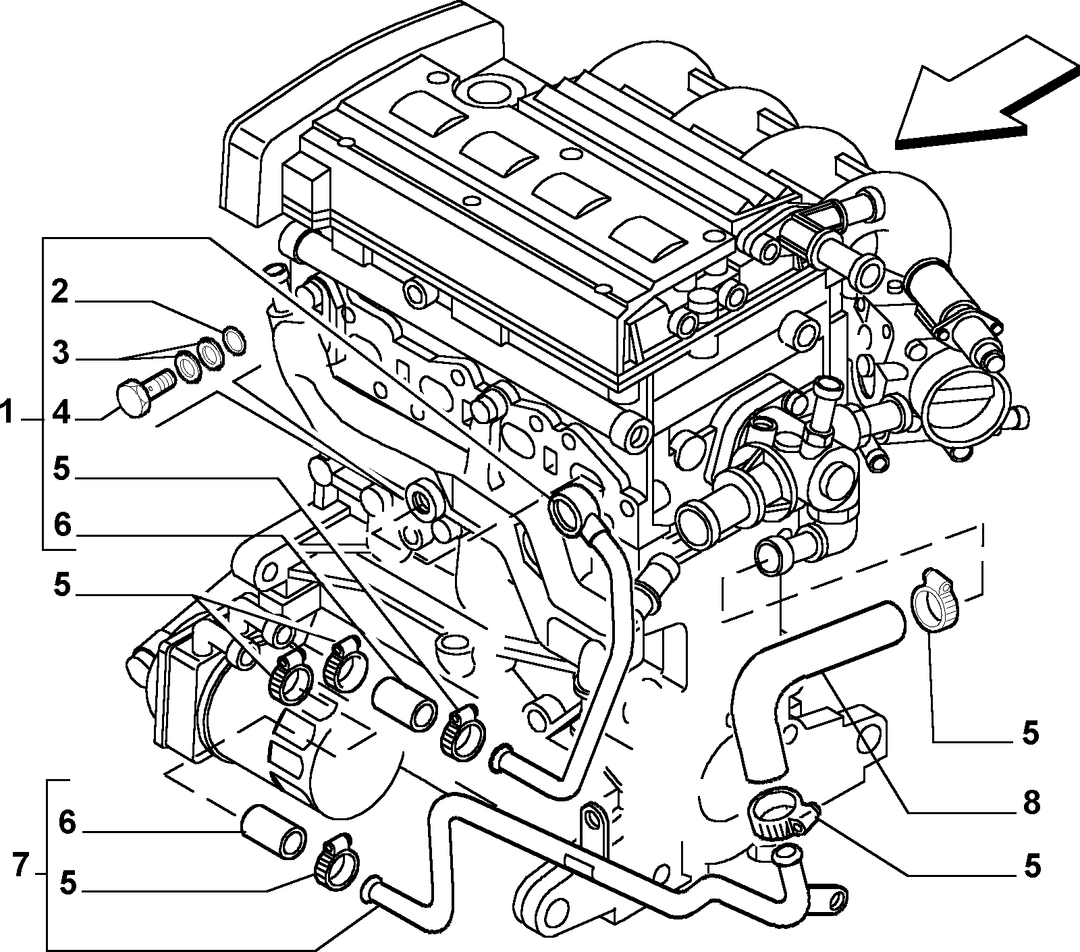 WATER PUMP AND LINES 4