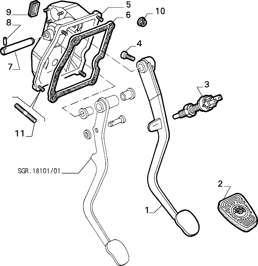 BRAKE PEDAL CONTROL 3