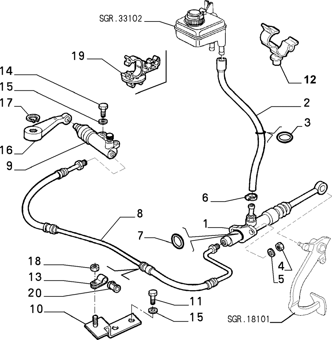 CLUTCH RELEASE HYDRAULIC CONTROL 2