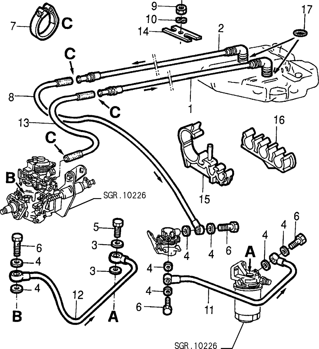 FUEL TANK PIPING 12