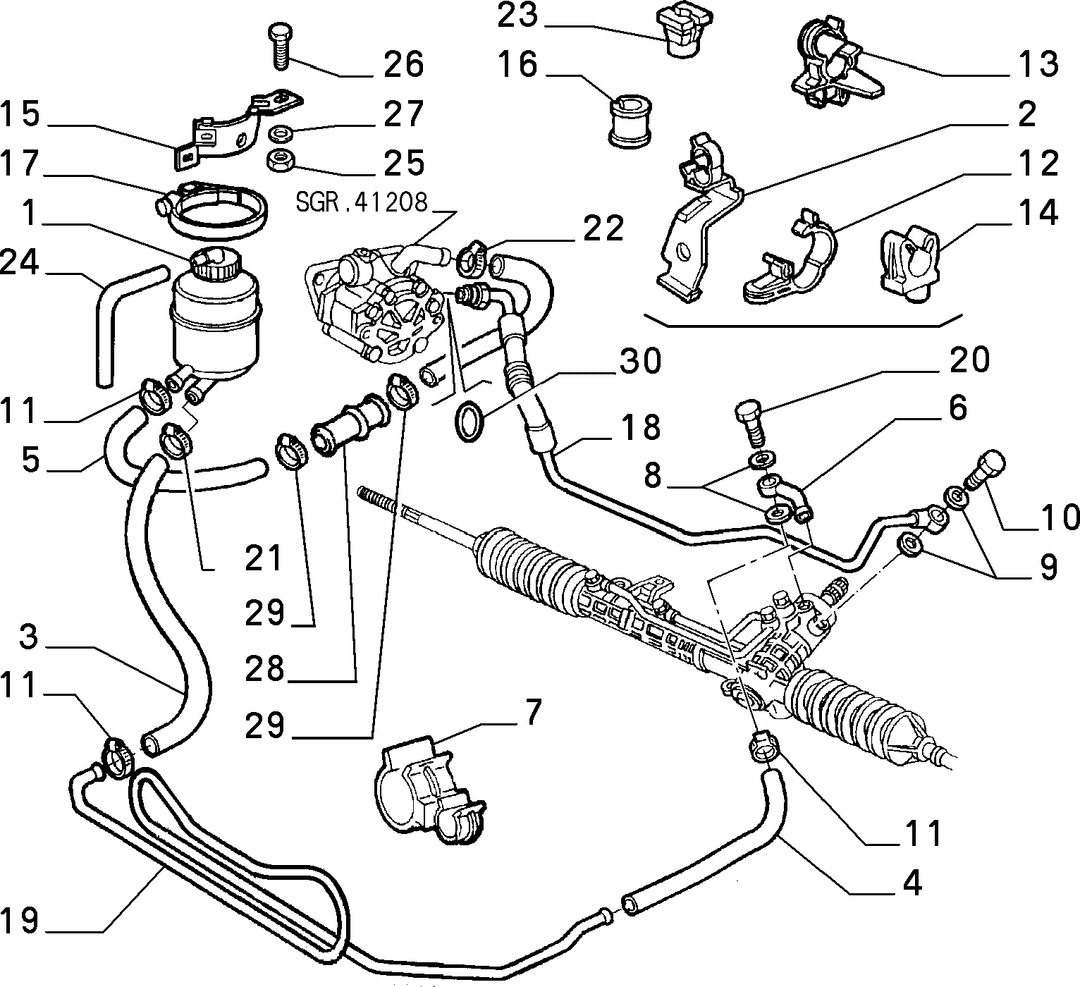 POWER STEERING HYDRAULIC SYSTEM 2
