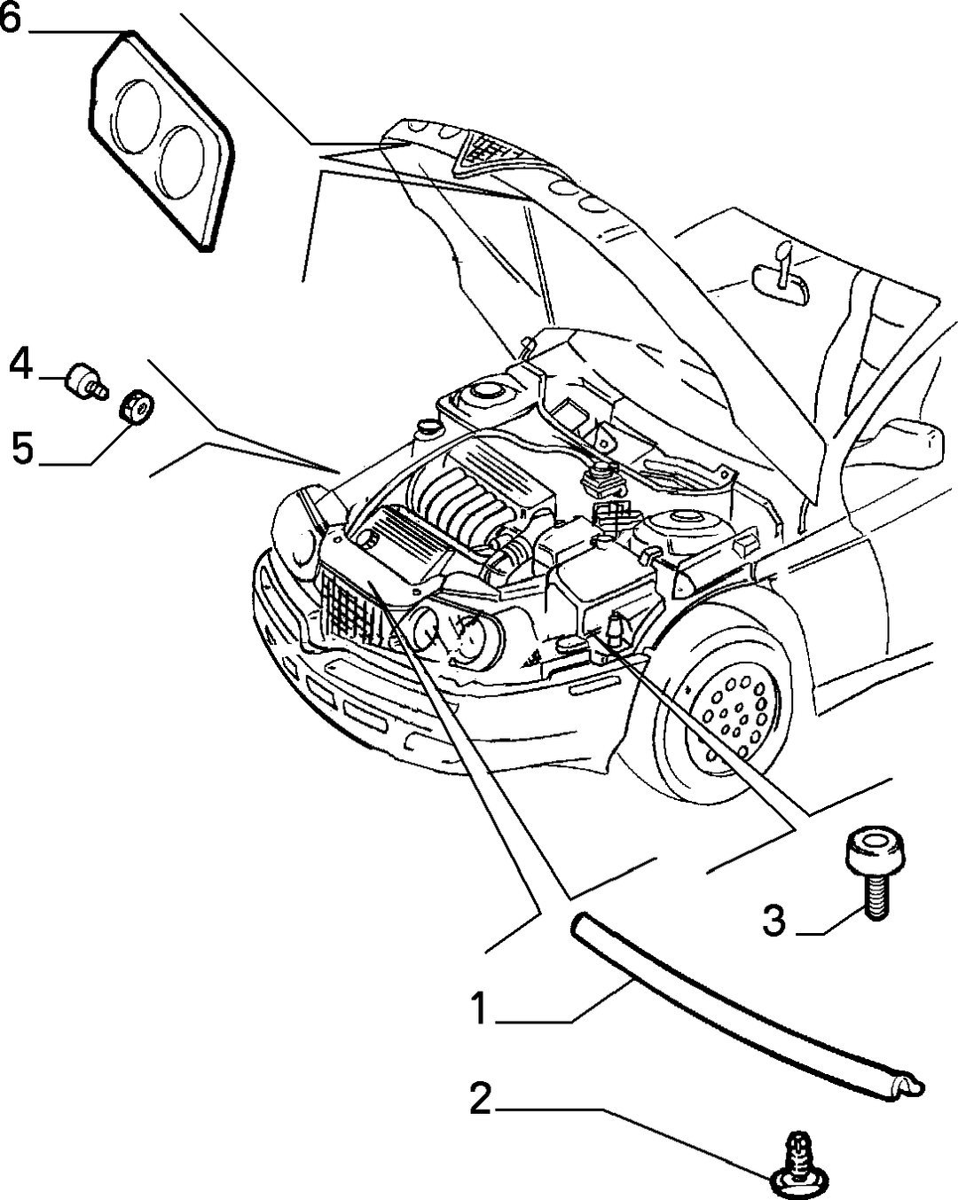 ENGINE COMPARTMENT LID  3