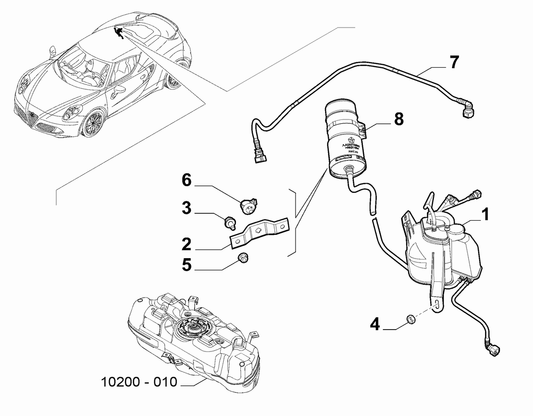 FUEL EMISSION FILTER