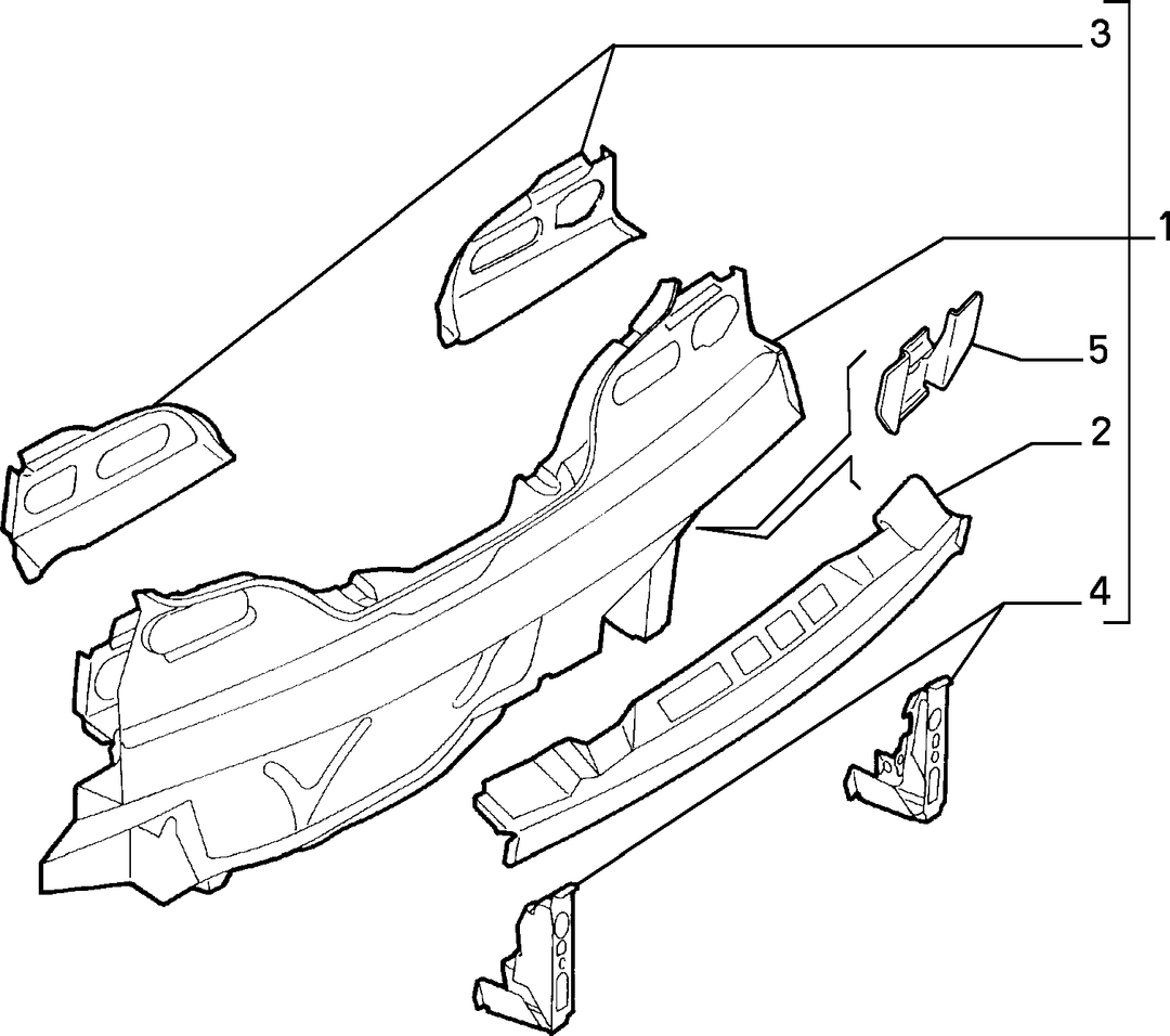 BODYSHELL, PANELS (REAR PART)  2