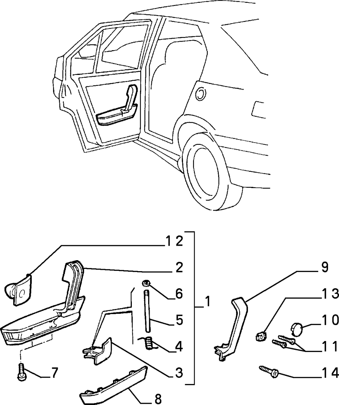 ACCESORY FOR PANELS REAR DOOR  2