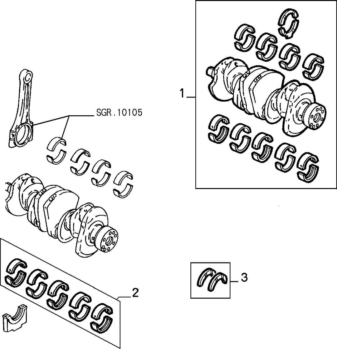 CRANKSHAFT AND FLYWHEEL 1