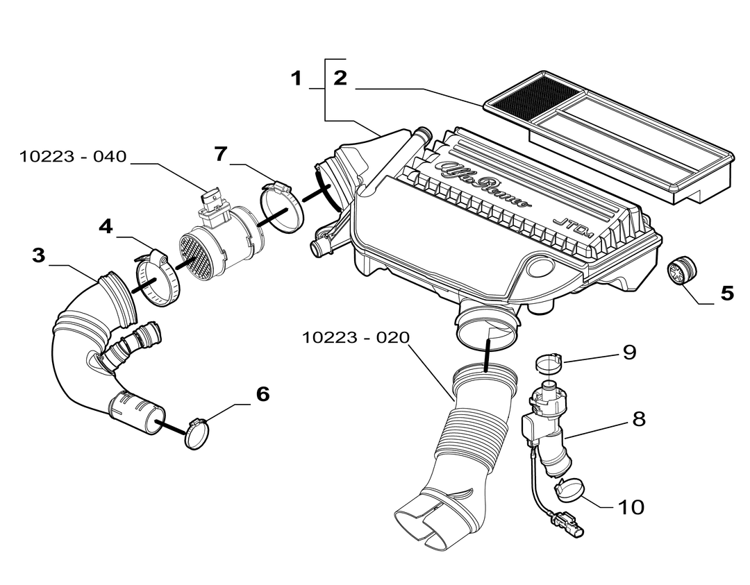 AIR FILTER AND PIPING 3