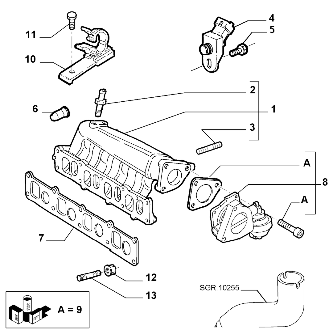 INTAKE MANIFOLD 10