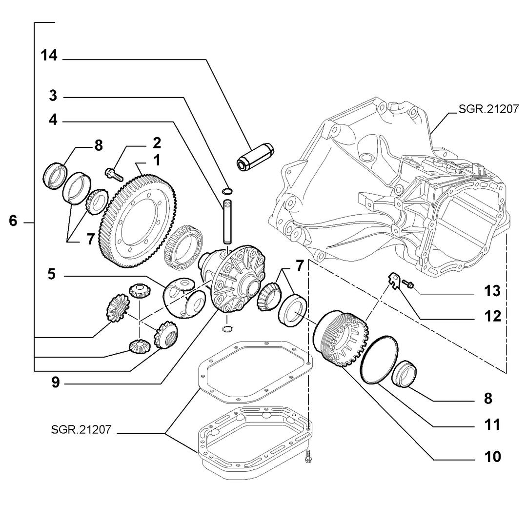 DIFFERENTIAL GEARS 4