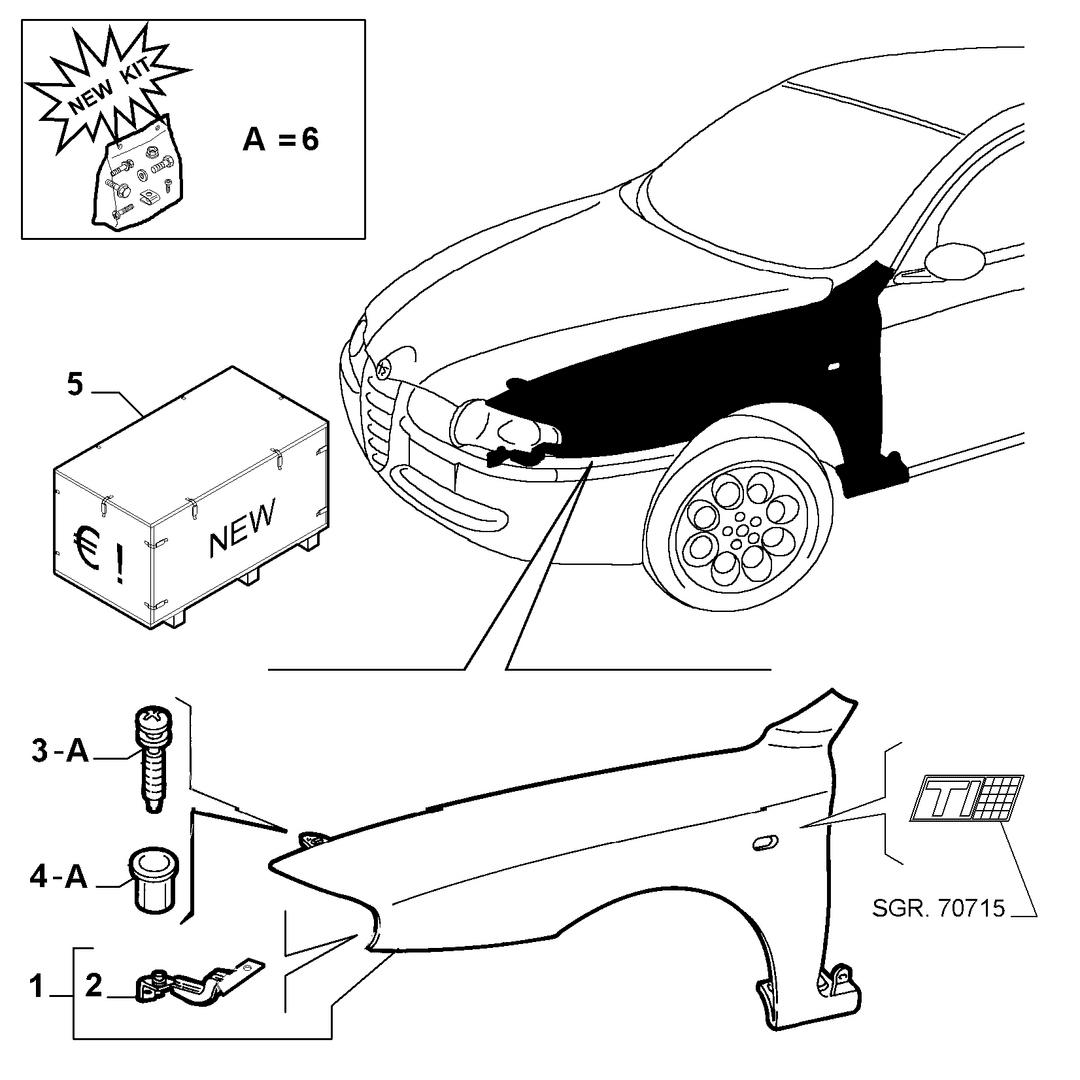 BODYSHELL, PANELS (FRONT PART) 