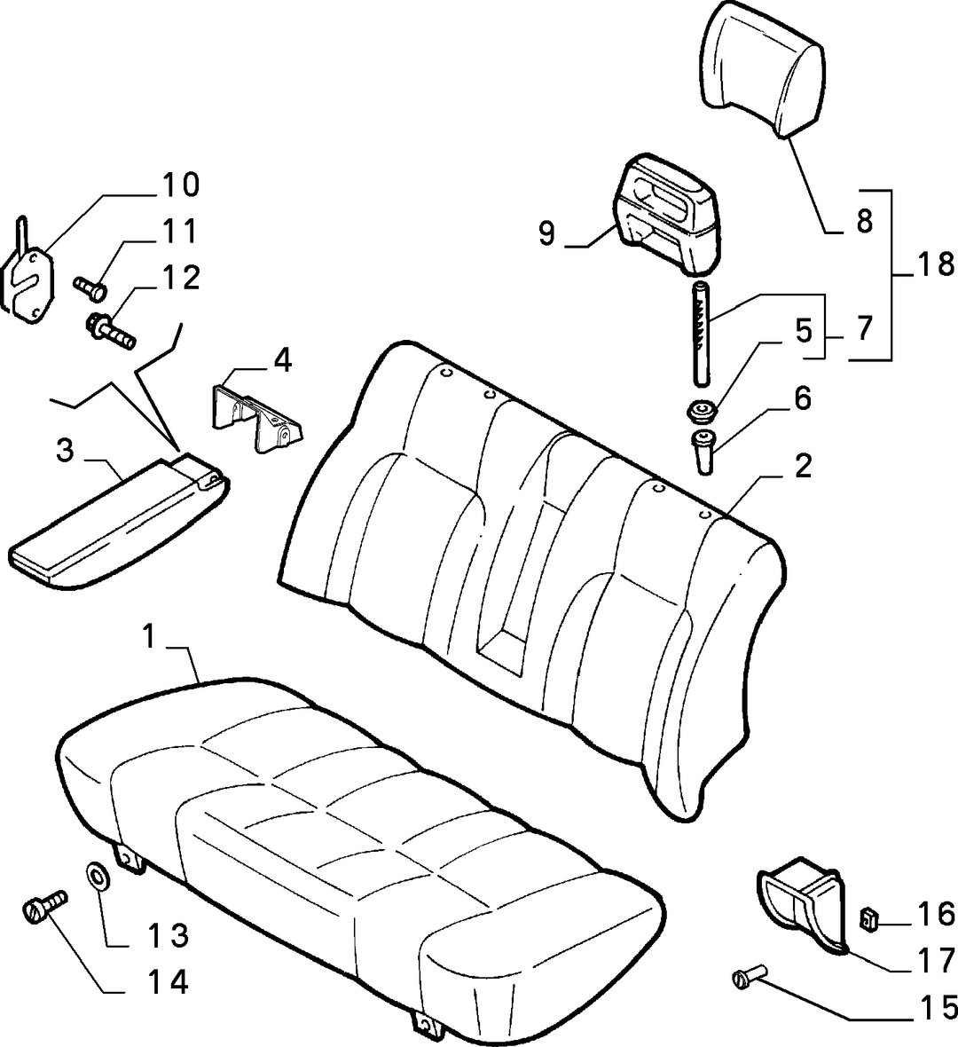 REAR SEAT  1