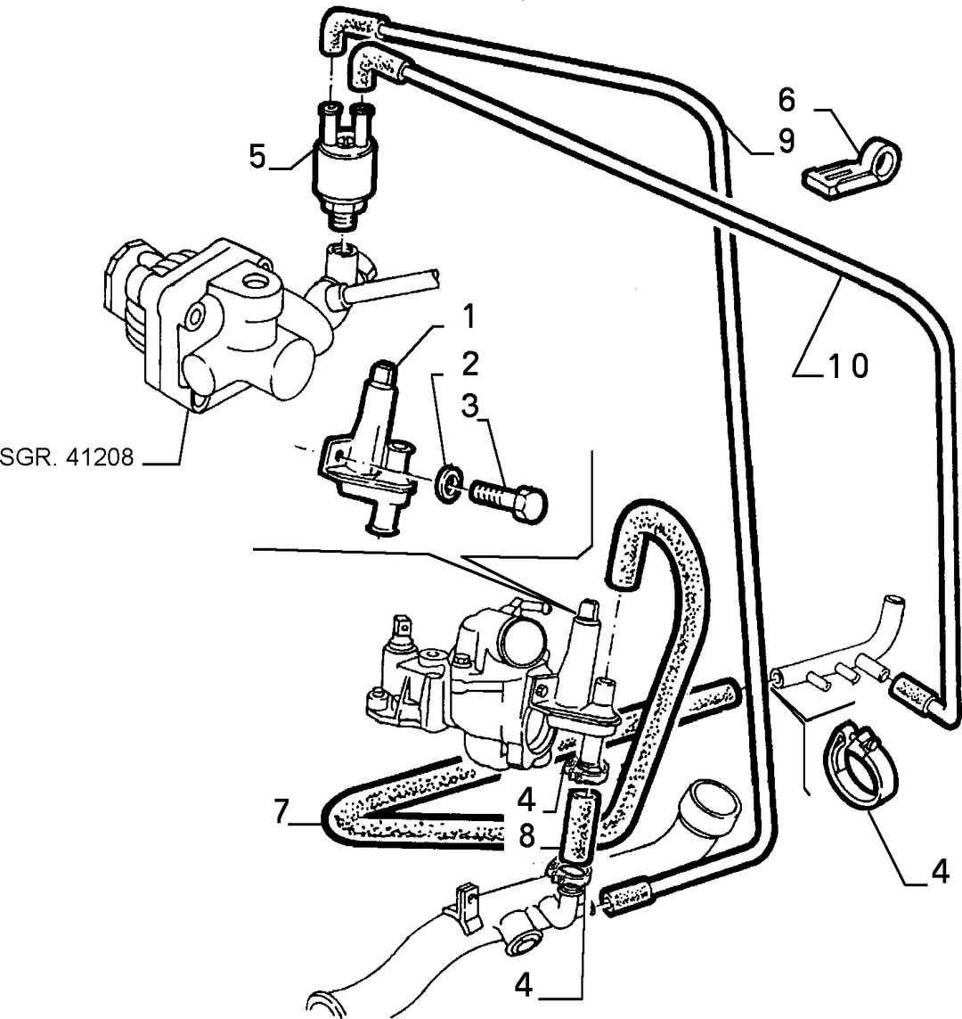 WATER PUMP AND LINES 5