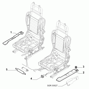 FRONT SEAT RAILS 