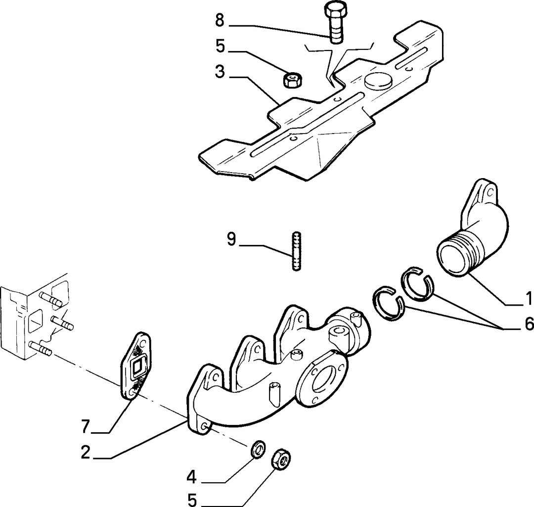 EXHAUST MANIFOLD 2
