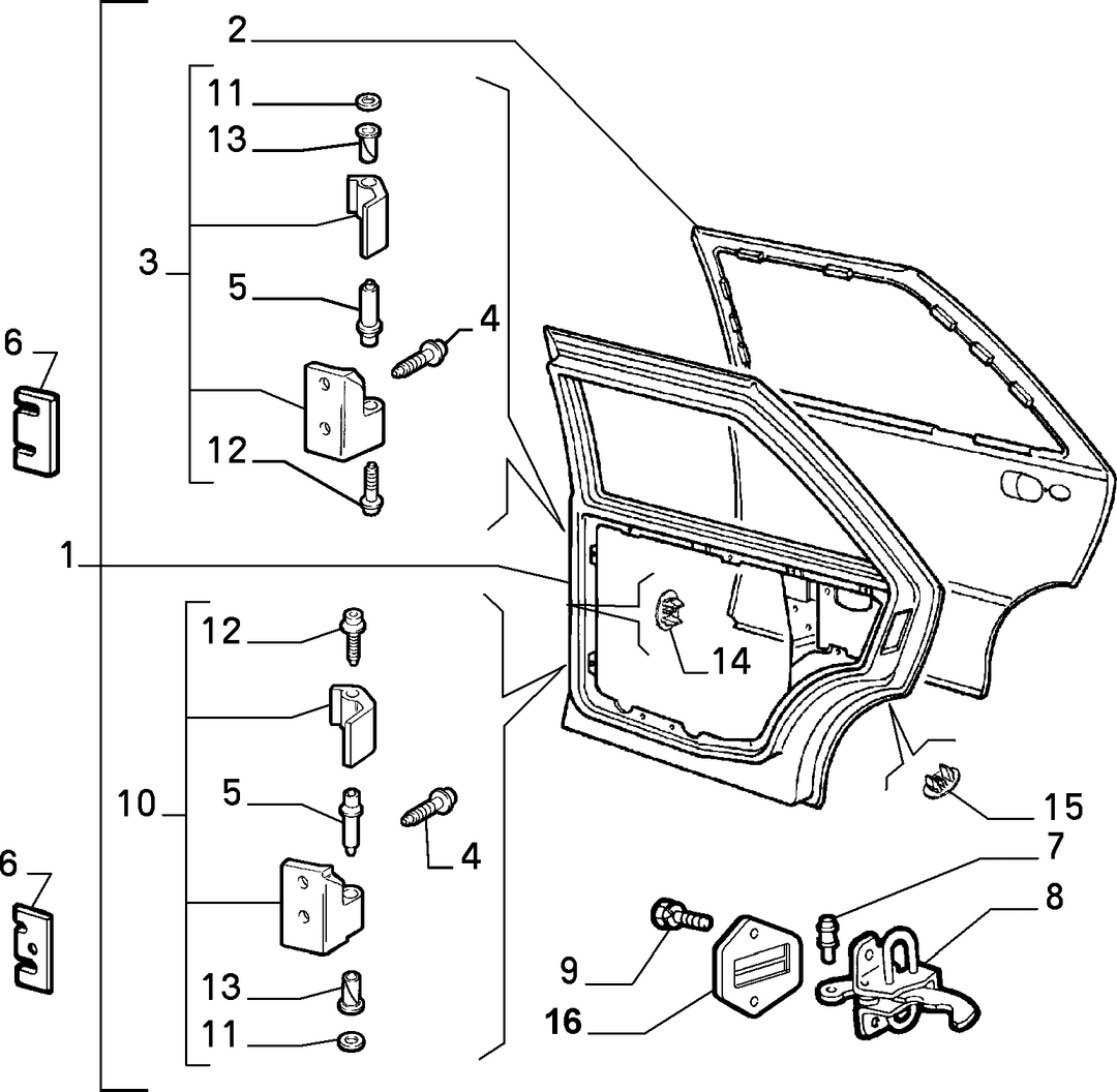 SIDE REAR DOORS  1