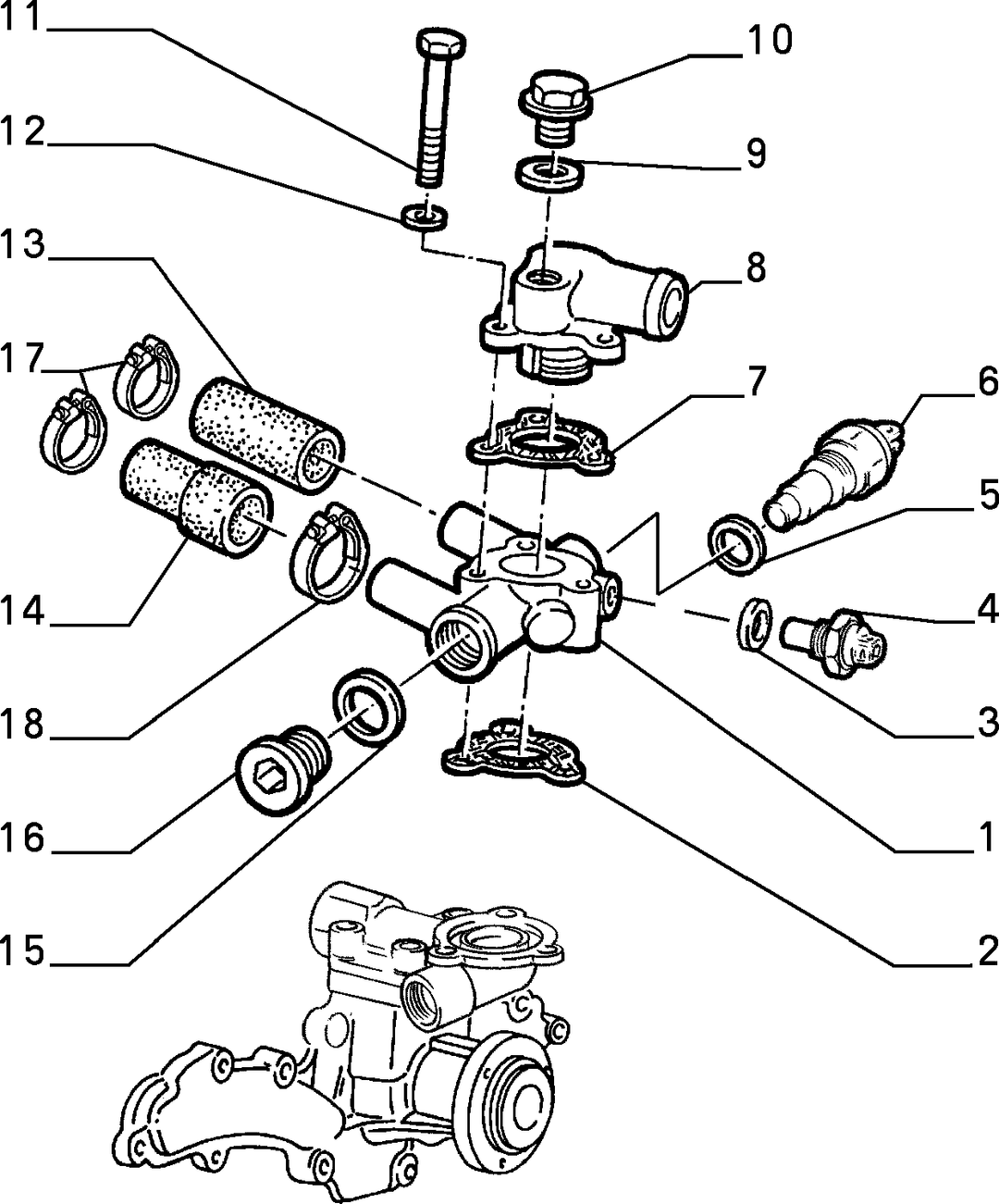 WATER PUMP AND LINES  2