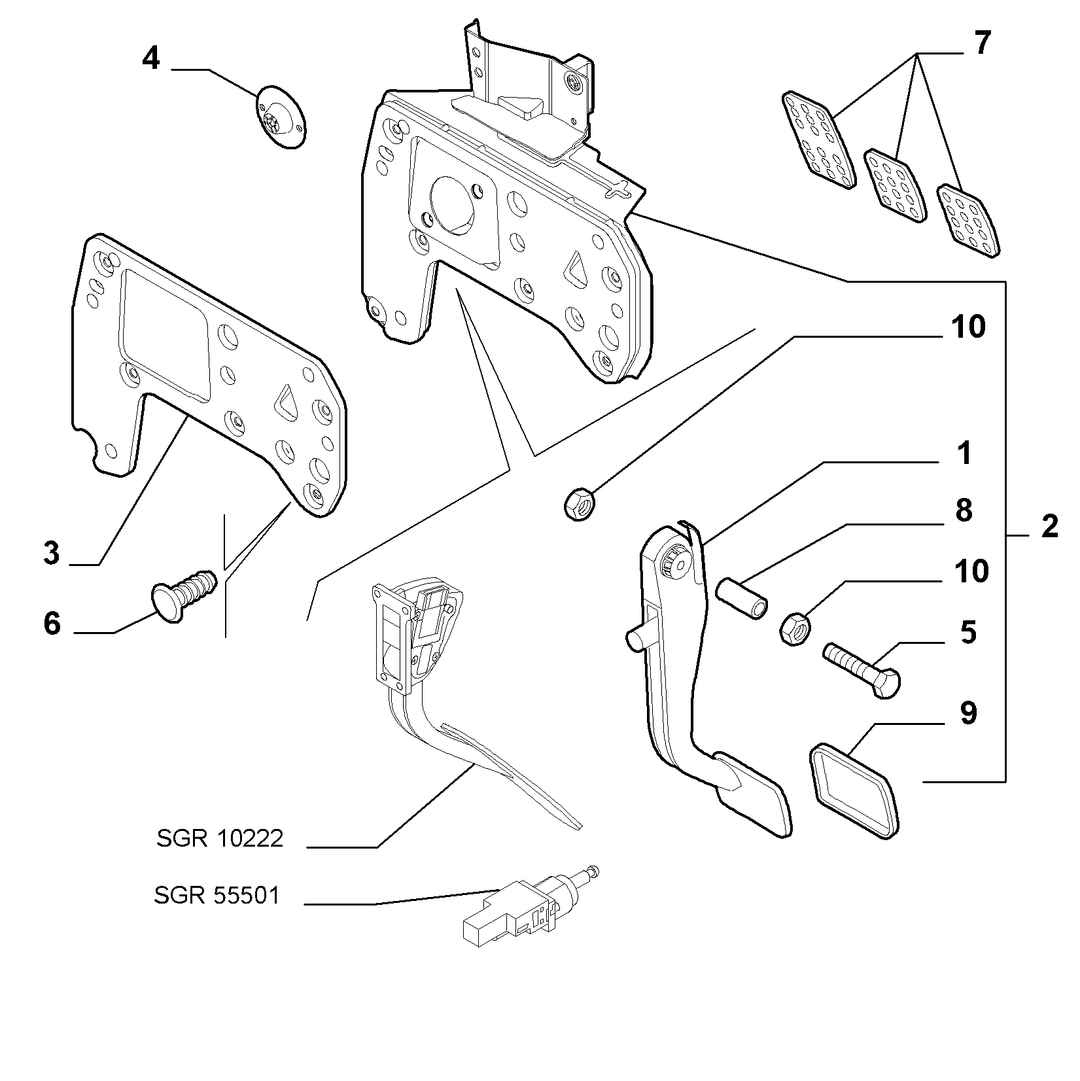 BRAKE PEDAL CONTROL 2