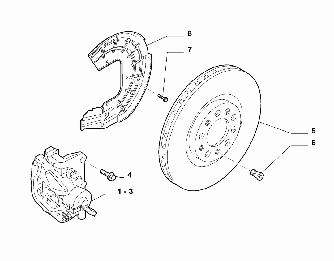FRONT WHEEL BRAKES