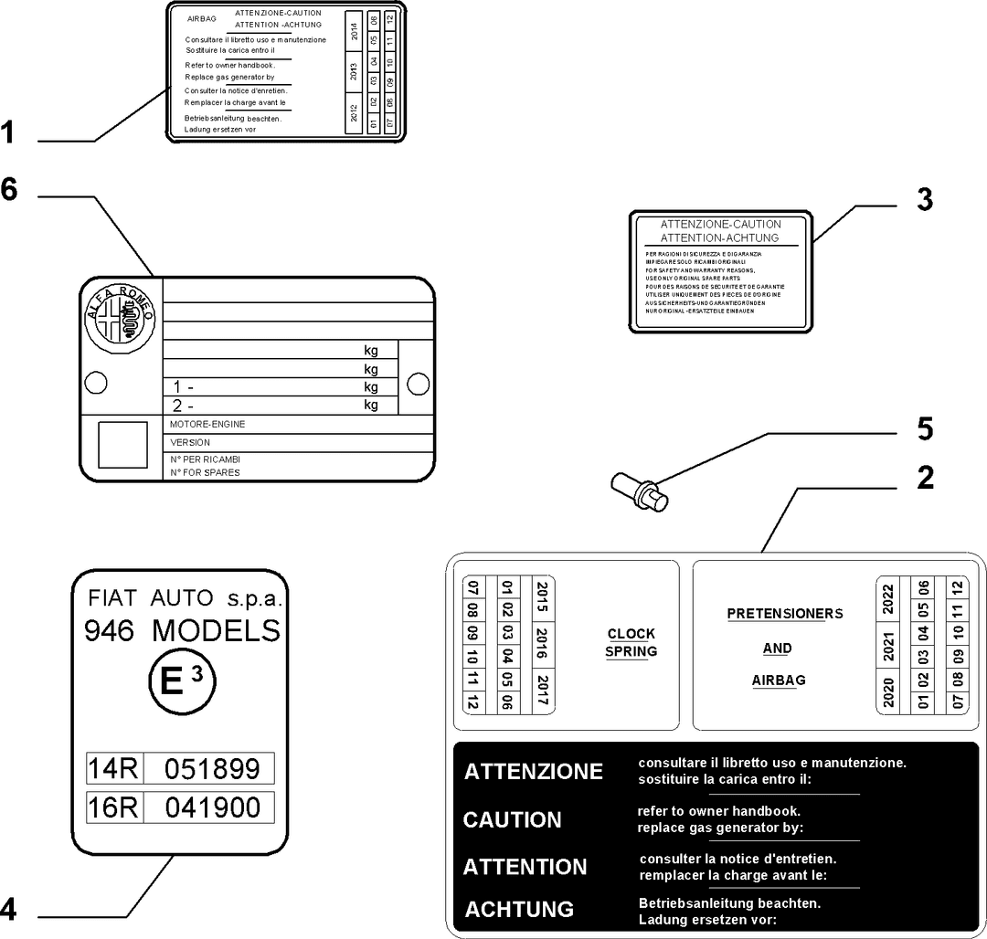 PRESCRIPTION AND INFORMATION NAME PLATE  2