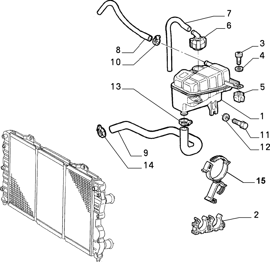 RADIATOR AND PIPING 6
