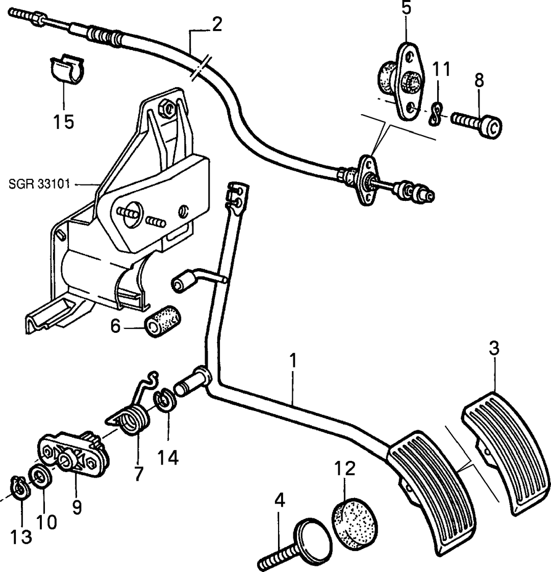 ACCELERATOR CONTROL LINKAGE  1