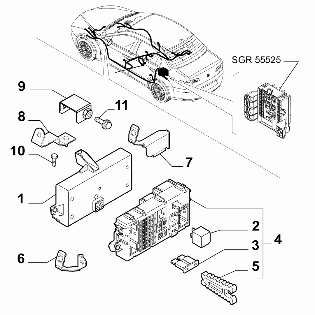 MAIN SHUNT AND BODY COMPUTER