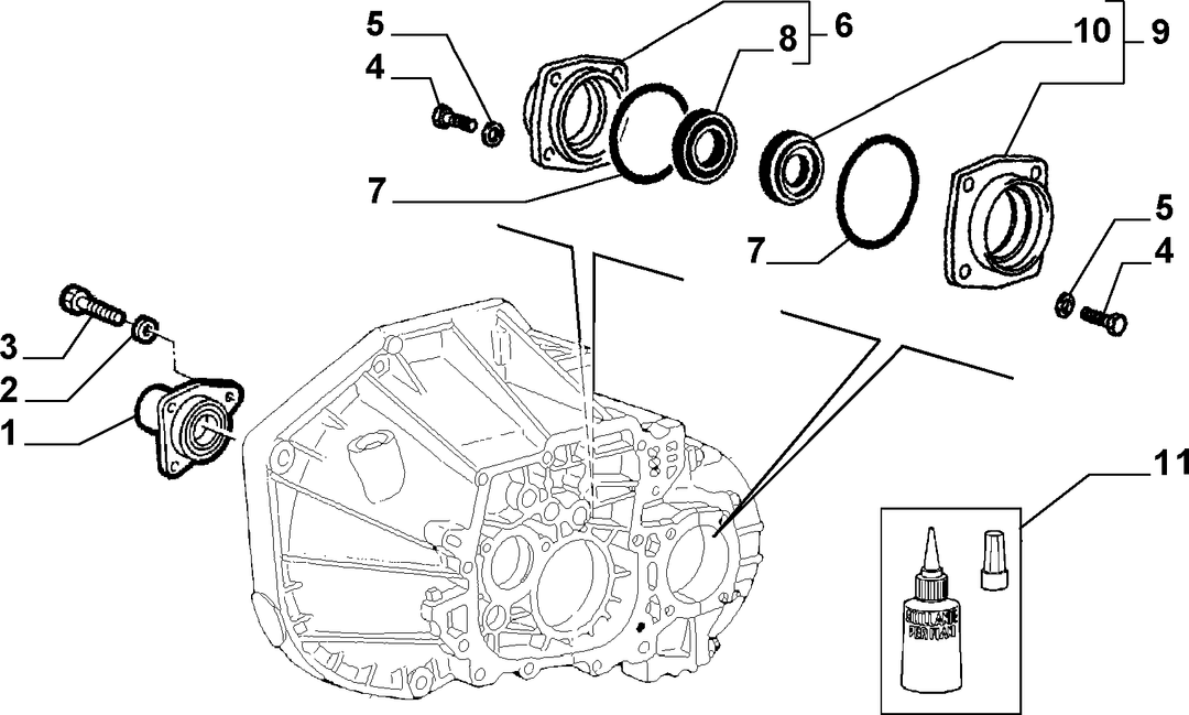 TRANSMISSION AND DIFFERENTIAL UNIT, CASING AND COVERS  3