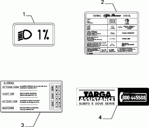 PRESCRIPTION AND INFORMATION NAME PLATE 