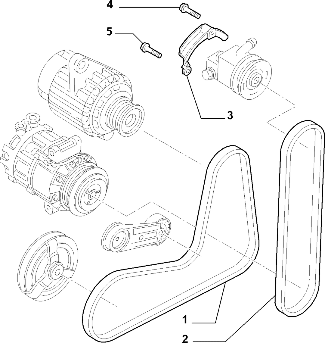 VARIOUS CONTROLS (BELTS AND PULLEYS) 4