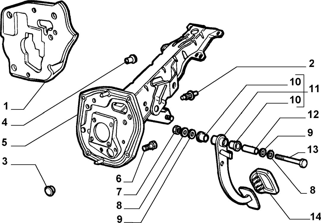 BRAKE PEDAL CONTROL 1