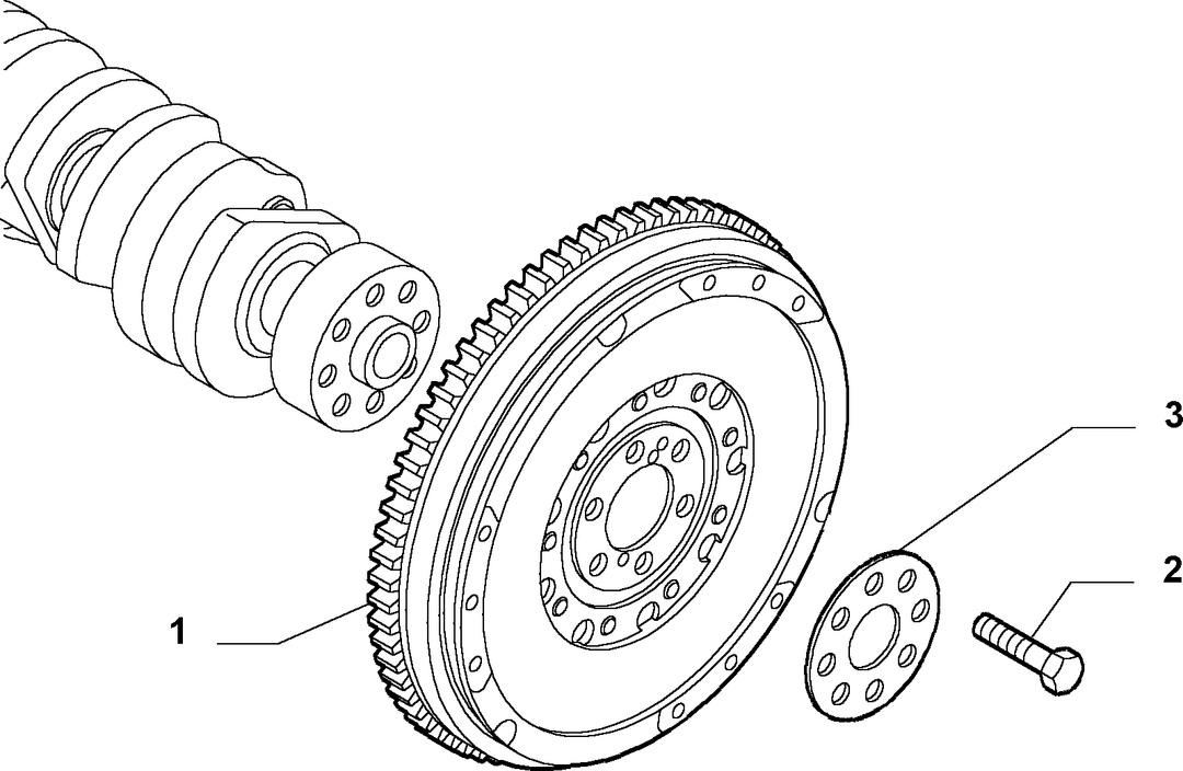 CRANKSHAFT AND FLYWHEEL 8