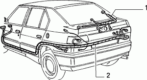 CABLE HARNESS (REAR SEAT)