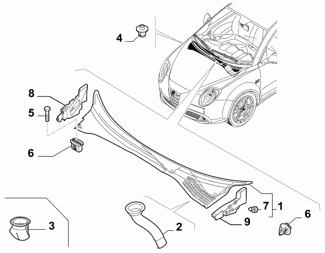 AIR INTAKES AND LIDS  1