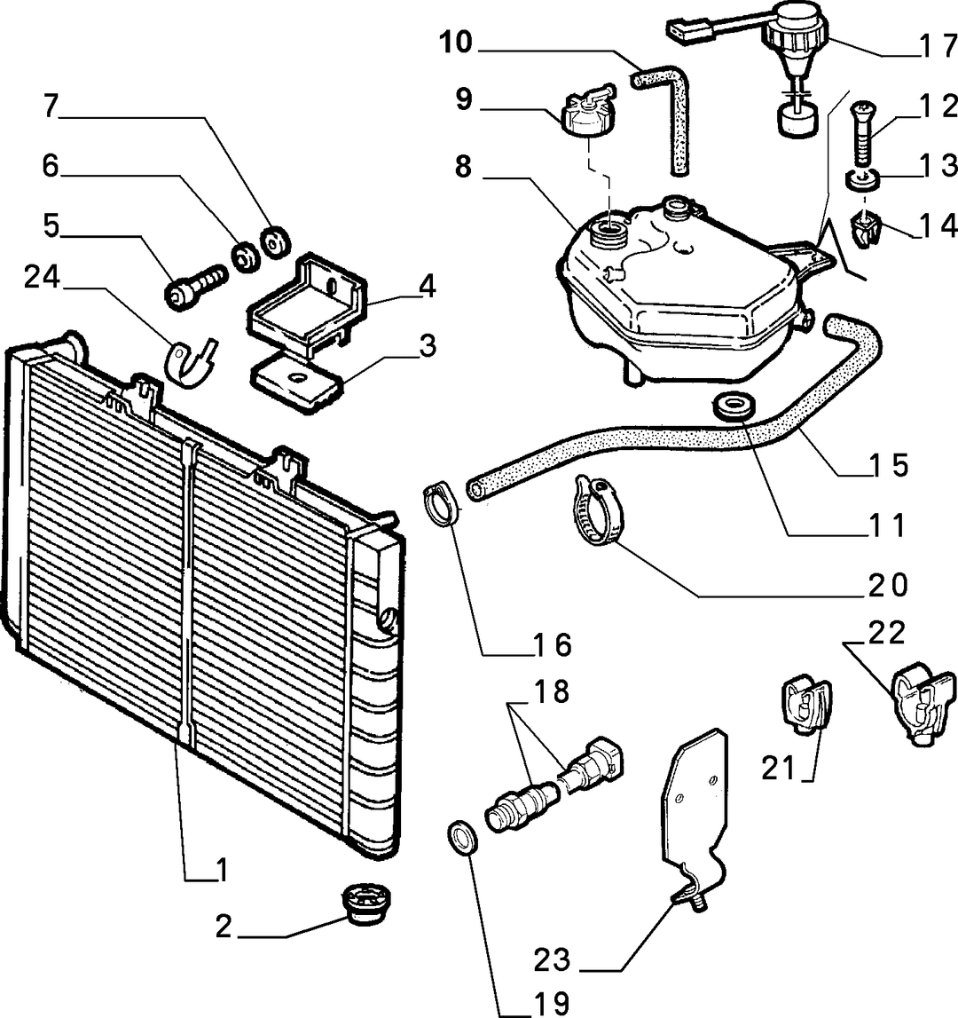 RADIATOR AND PIPING 4