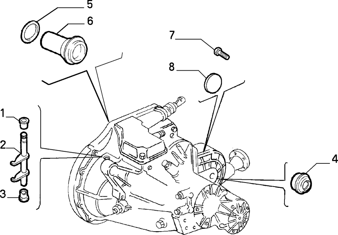 TRANSMISSION AND DIFFERENTIAL UNIT, CASING AND COVERS 7