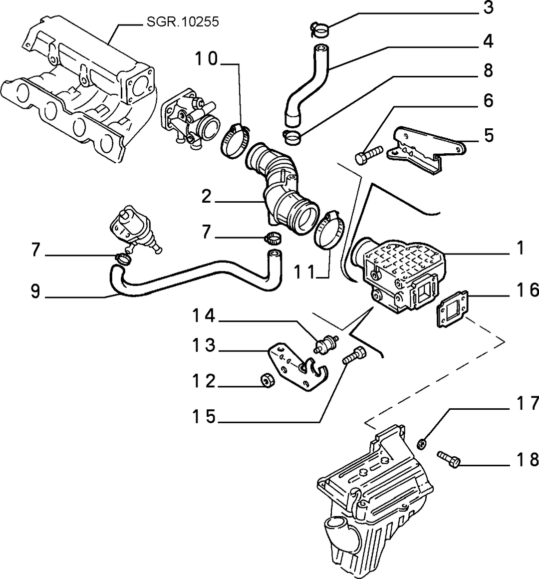 AIR FILTER AND PIPING 7