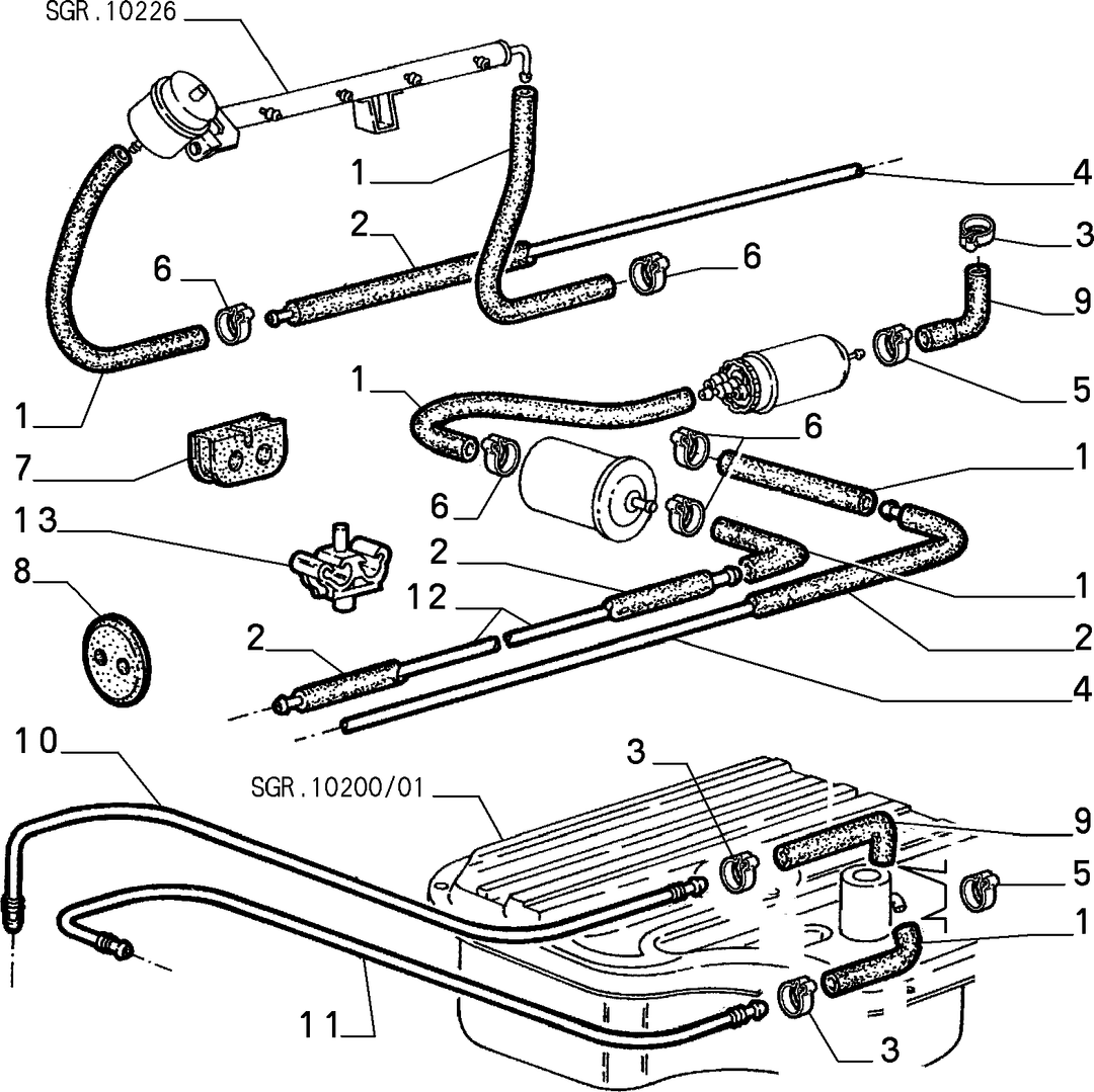 FUEL TANK PIPING 2