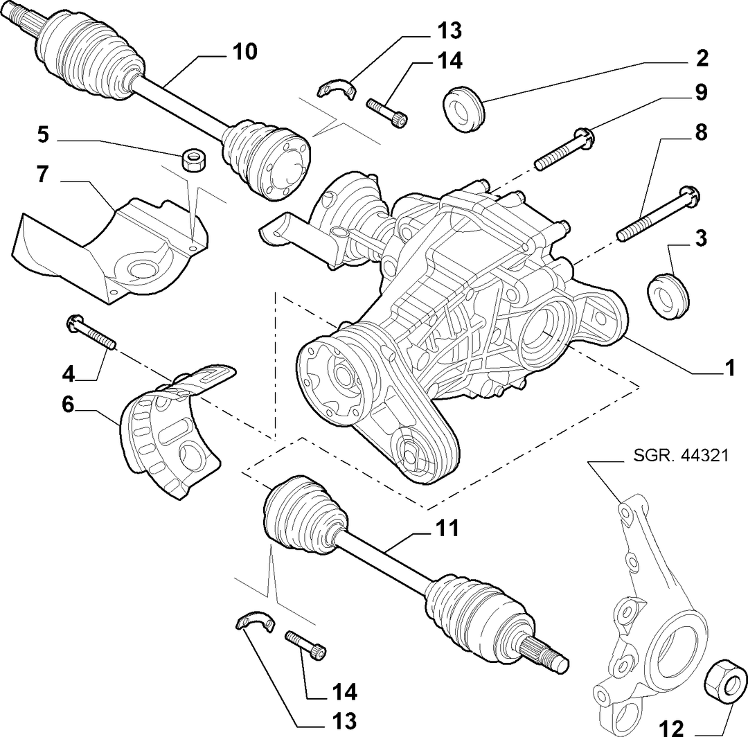 4X4 REAR AXLES