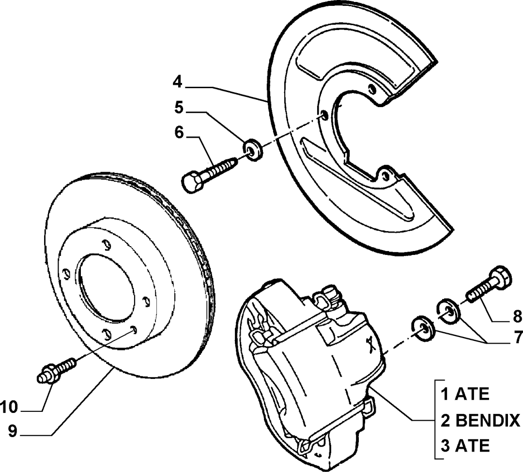 FRONT WHEEL BRAKES 3
